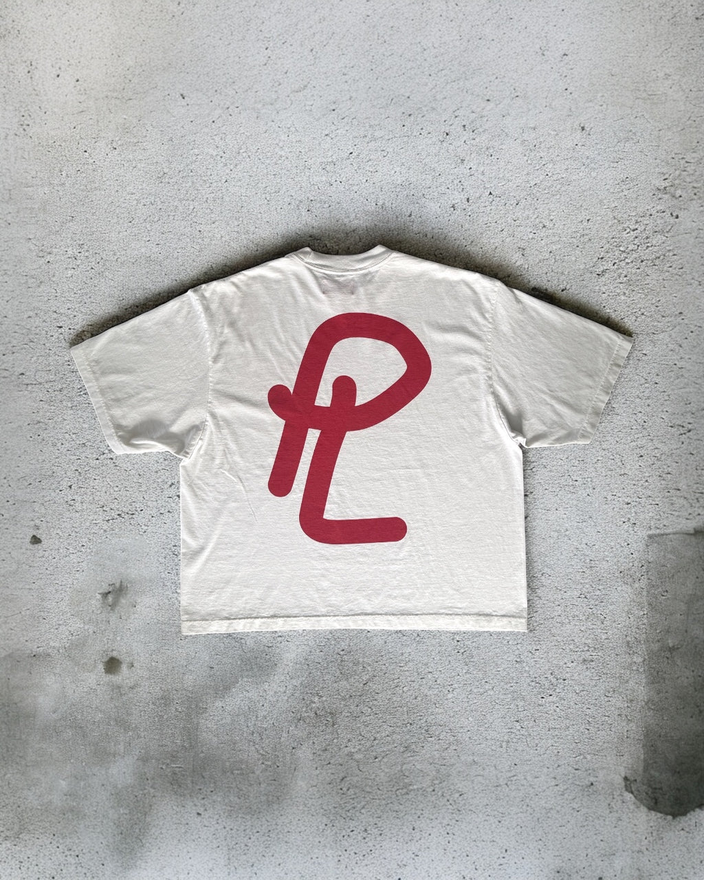 Club Boxed Drop Shoulder Tee - White