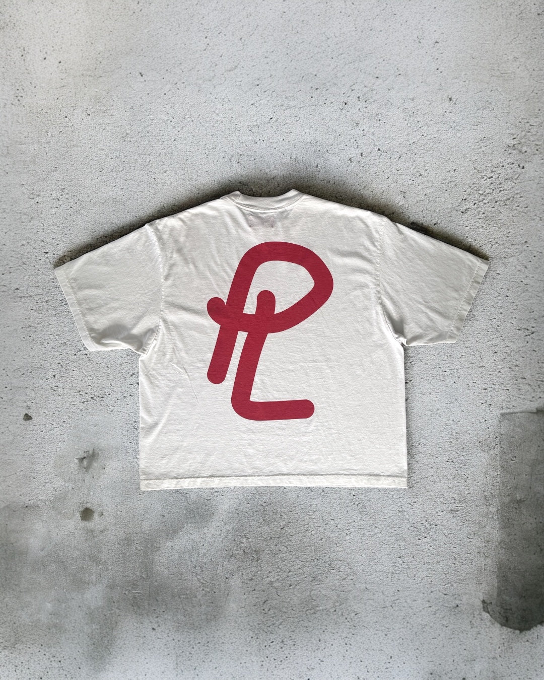 Club Boxed Drop Shoulder Tee - White